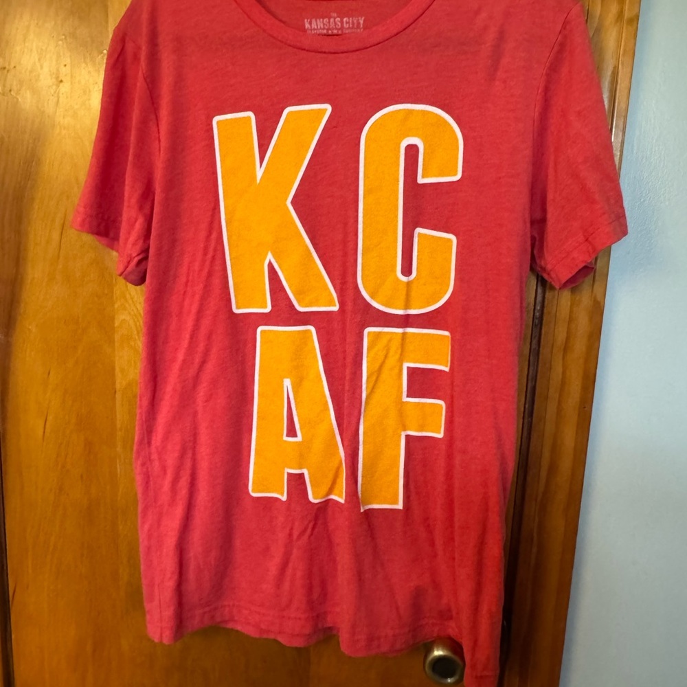 Red KC AF Short Sleeve Tee